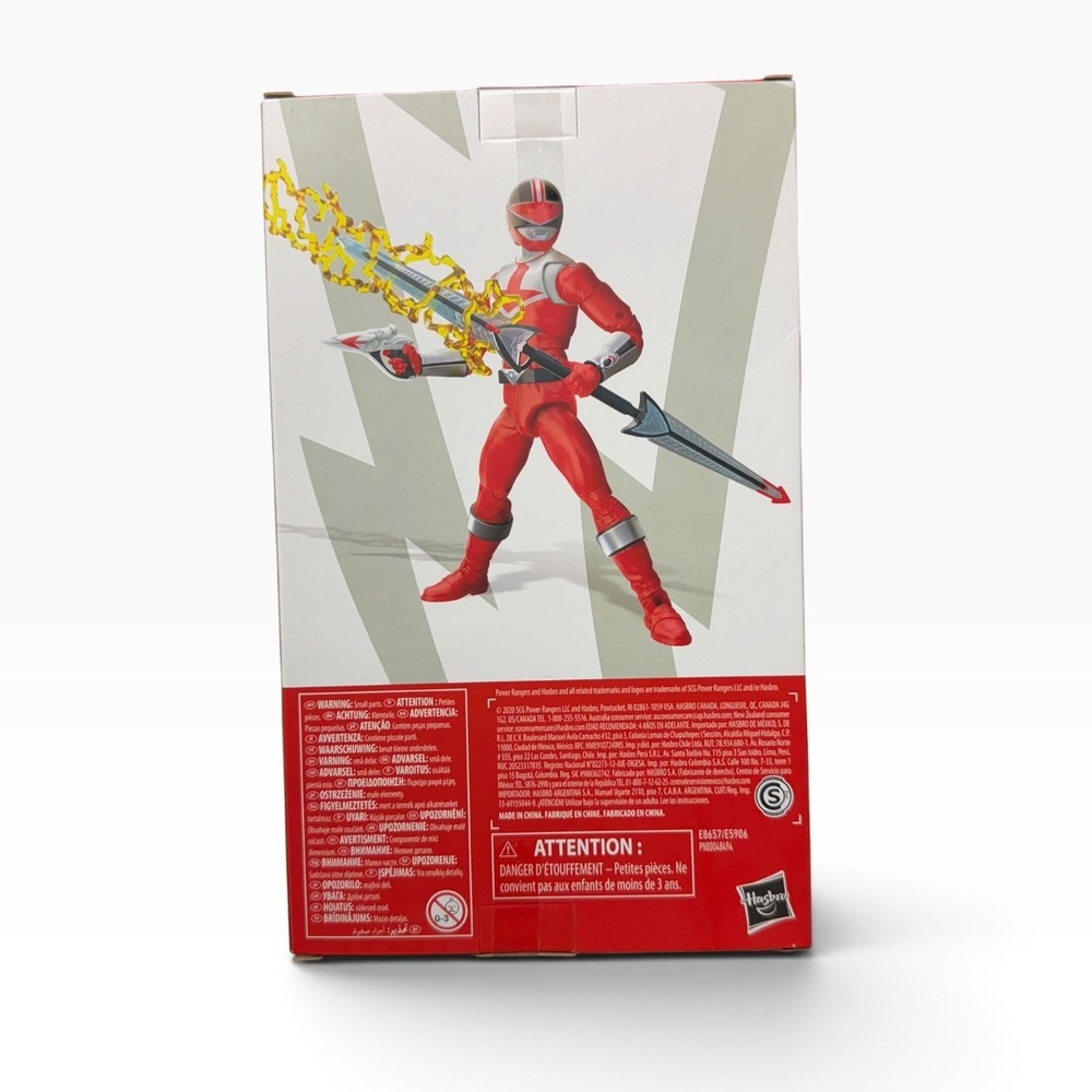 Hasbro Power Rangers Lightning Collection Time Force Red Ranger Sealed - Picture 3 of 4